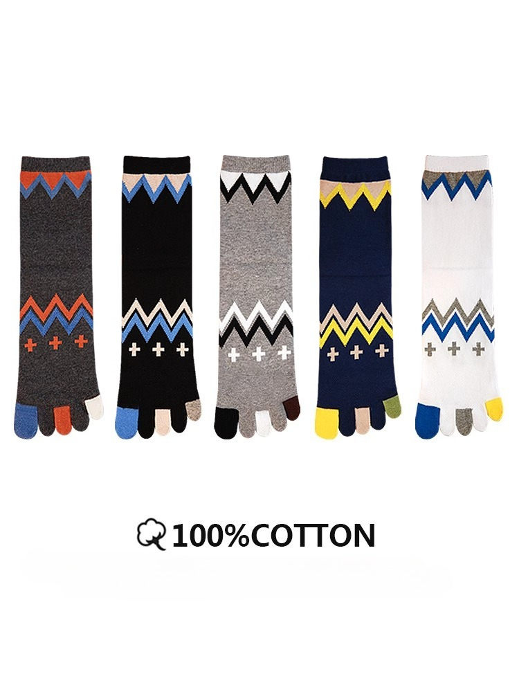 5 Pairs Four-season Pure Cotto - Toe Sock Split recension och pris